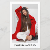 Model Actor Comp Card 4 Foto 2 Weißer Flyer (Vorderseite)