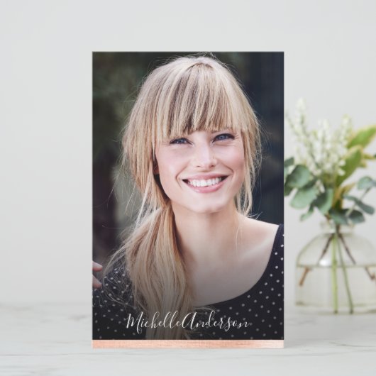 Model Actor Comp Card 4 Foto Back Script (Stehend Vorderseite)