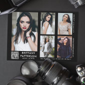 Model Actor Comp Card 5 Foto QR Code Einladung