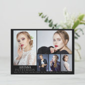 Model Actor Comp Card 6 Foto 12x18 Einladung (Stehend Vorderseite)