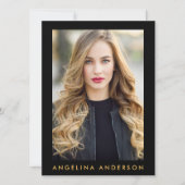 Model Actor Comp Card Gold - 4 Foto zurück (Vorderseite)