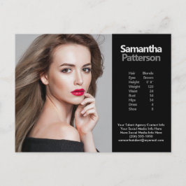 Model Actor Comp PostCard 1 Fotovorlage Postkarte