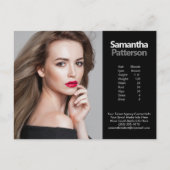 Model Actor Comp PostCard 1 Fotovorlage Postkarte (Vorderseite)