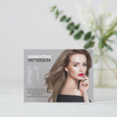 Model Actor Comp PostCard 1 Fotovorlage Postkarte (Stehend Vorderseite)