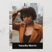 Model Actor Dancer 4 Foto Comp Einladung (Vorne/Hinten)