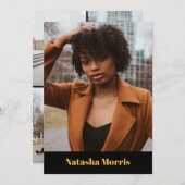 Model Actor Dancer 4 Foto Comp Einladung (Vorne/Hinten)