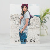 Model Actor Foto Beruflich Comp Card Blank (Stehend Vorderseite)