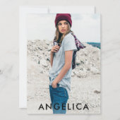 Model Actor Foto Beruflich Comp Card Blank (Vorderseite)