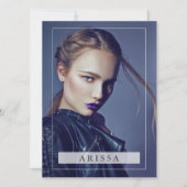 Model Actor Pro 5.12x18.5 Comp/Zed Card 5 Foto Einladung (Vorderseite)