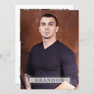 Model Actor Zed Comp Card 5 Foto 5.12x18.5 Pro Einladung