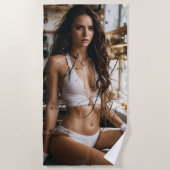 Model Beach Tower Strandtuch (Vorderseite)