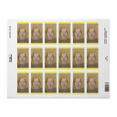 Model Girl Adressaufkleber (Vorne)