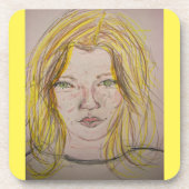 Model Girl Getränkeuntersetzer (Vorderseite)