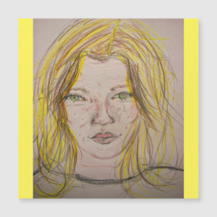 Model Girl Magnetkarte