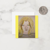 Model Girl Mitteilungskarte (Vorderseite/Rückseite Beispiel)