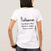 Model Influencer T-Shirt (Rückseite)