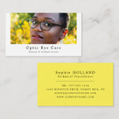Model, Optikerin, Technikerin Visitenkarte (Vorne/Hinten)
