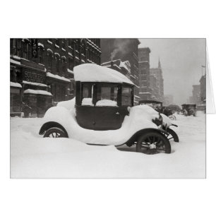 Model T im Schnee begraben, 1922