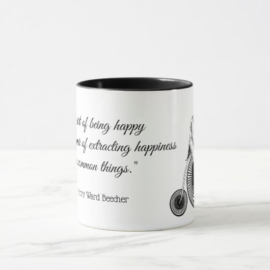 Model T Penny Farthing Classic - Motivierend Tasse (Zentrum)