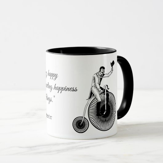 Model T Penny Farthing Classic - Motivierend Tasse (VorderseiteRechts)