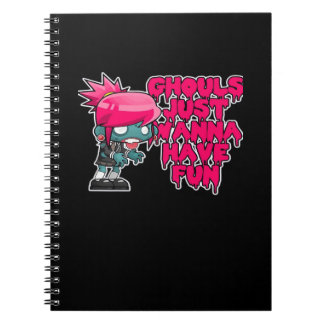 Model Vintag Fotograp Ghouls nur um Spaß zu haben Notizblock