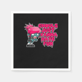 Model Vintag Fotograp Ghouls nur um Spaß zu haben Serviette