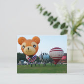 Modelballon fiesta postkarte (Stehend Vorderseite)