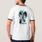 Modele KOGARU ange black and blue T-Shirt (Rückseite)