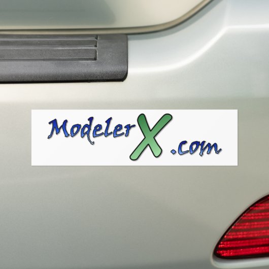 ModelerX.com-Logo-Aufkleber Autoaufkleber (Auf Auto)