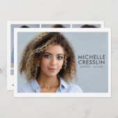 Modell 12x18 Comp Zed Card 3 Foto zurück Einladung (Vorne/Hinten)