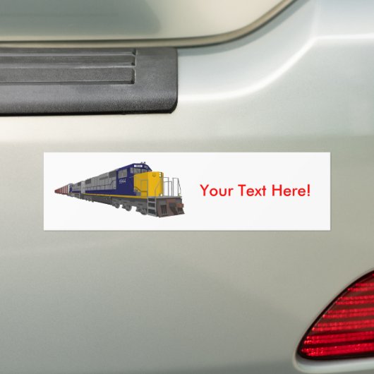 Modell 3D: Güterzug: Eisenbahn: Autoaufkleber (Auf Auto)