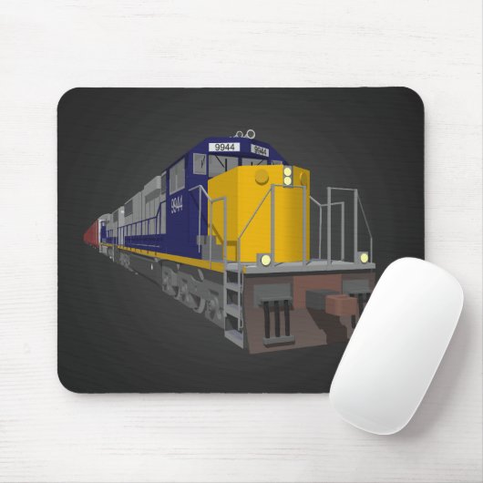 Modell 3D: Güterzug: Eisenbahn: Mousepad (Mit Mouse)