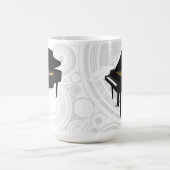 Modell 3D: Schwarzer Flügel: Kaffee-Tasse Kaffeetasse (Mittel)