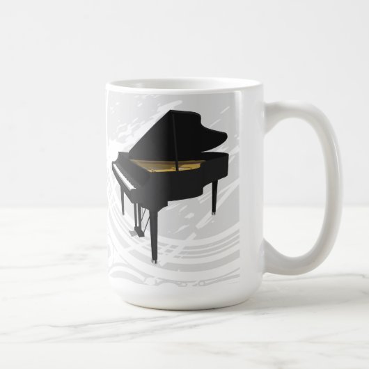 Modell 3D: Schwarzer Flügel: Kaffee-Tasse Kaffeetasse (Rechts)