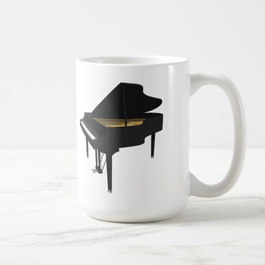 Modell 3D: Schwarzer Flügel: Kaffeetasse (Rechts)