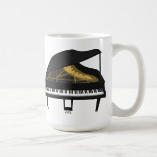 Modell 3D: Schwarzer Flügel: Kaffeetasse