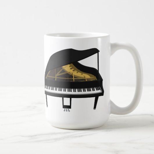 Modell 3D: Schwarzer Flügel: Kaffeetasse (Rechts)