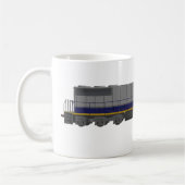 Modell 3D: Zug-Motor: Eisenbahn: Kaffeetasse (Links)