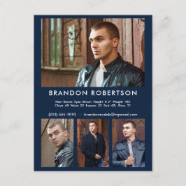 Modell 4 Foto Comp/Zed-Vorlage Postkarte