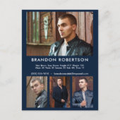 Modell 4 Foto Comp/Zed-Vorlage Postkarte (Vorderseite)