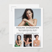 Modell 4 Fotovorlage Werbeaktion Postkarte (Vorne/Hinten)