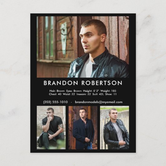 Modell 4 Fotovorlage Werbeaktion Postkarte (Vorderseite)