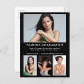 Modell 4 Fotovorlage Werbeaktion Postkarte (Vorne/Hinten)