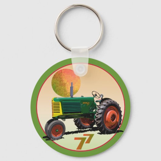 Modell 77 Row Crop Schlüsselanhänger (Vorderseite)