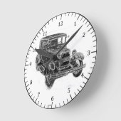 Modell A Chromwanduhr Runde Wanduhr (Winkel)