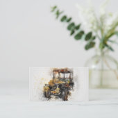 Modell A Classic Car Business Card Visitenkarte (Stehend Vorderseite)