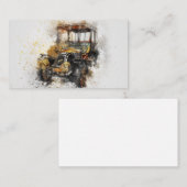 Modell A Classic Car Business Card Visitenkarte (Vorne/Hinten)