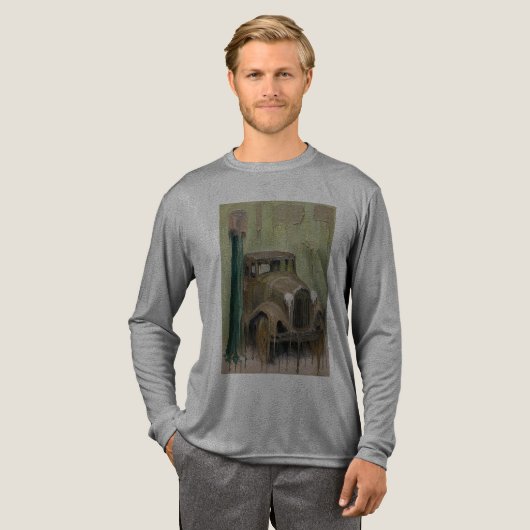 Modell A Oldtimer schmilzt Tri-Blend Shirt (Volle Vorderseite)