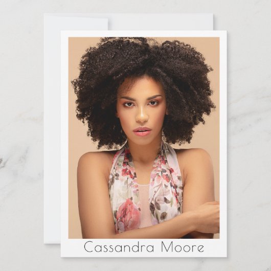 Modell Actor 5 Foto Pro Vorlage für eine Verbundka (Vorderseite)