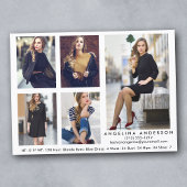 Modell Actor Comp Card Weiß - 5 Fotos